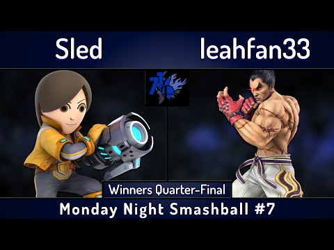 MNS # 07 | Sled (Mii Gunner) vs leahfan33 (Kazuya) | Winners Quarters | SSBU Ultimate Tournament