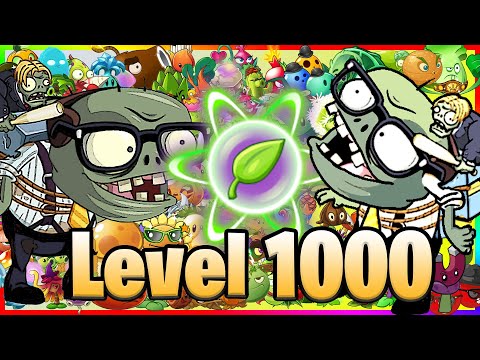 LEVEL 1000 Z-Corp Gargantuar vs Each Plant Ultimate POWER-UP - Plants vs Zombies 2 MOD