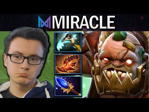 Pudge Dota 2 7.32 Gameplay Nigma.Miracle with 25 Kills and Scythe of Vyse - TI12