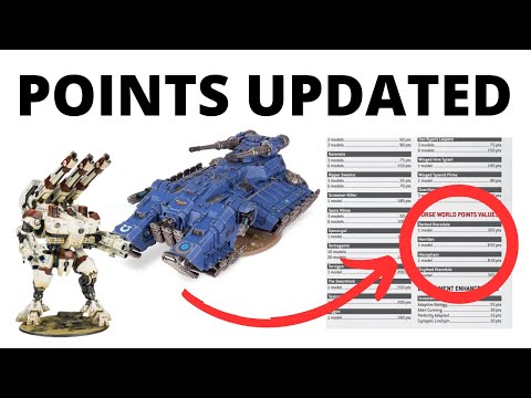 Munitorum Field Manual Points Updated - Every 40K Faction's Changes to Forge World Units Revealed