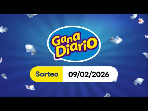Sorteo Gana Diario - Lunes 09 de Febrero de 2026