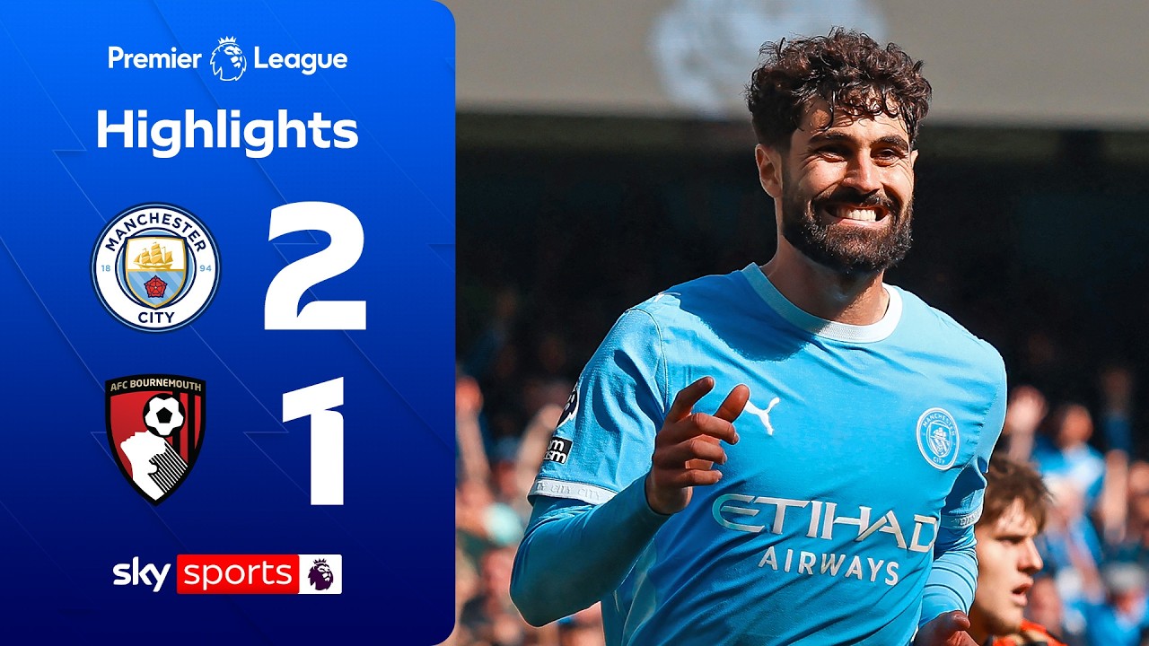 Man City stage LATE comeback! 💪 | Man City 2-1 Bournemouth | Premier League Highlights