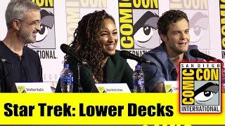 STAR TREK: LOWER DECKS | Comic Con 2019 Full Panel (Mike McMahan, Tawny Newsome, Jack Quaid) video