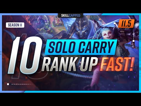 10 BEST SOLO CARRY Champions For EVERY ROLE In Patch 11.5 - League of Legends