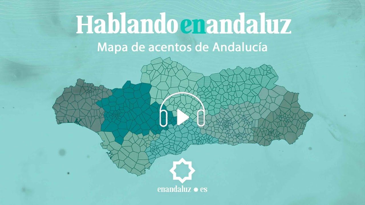 Hablando en andaluz #56 |  Mapa de acentos de Andalucía