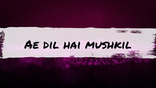 Download lagu Ae dil hai mushkil | Karaoke UHD | Arijit Singh | Pritam mp3 Download lagu Ae dil hai mushkil | Karaoke UHD | Arijit Singh | Pritam mp3