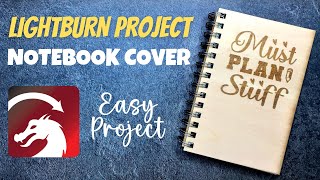 Lightburn Projects: Notebook Cover