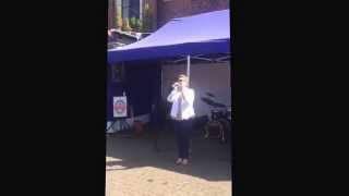 Piece of My Heart. (Janis Joplin) - Georgie Budd live at Downton Cuckoo fair 2014.