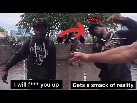 Fake "Gangster" Picks A Fight With The Wrong Man - INSTANTLY HUMBLED