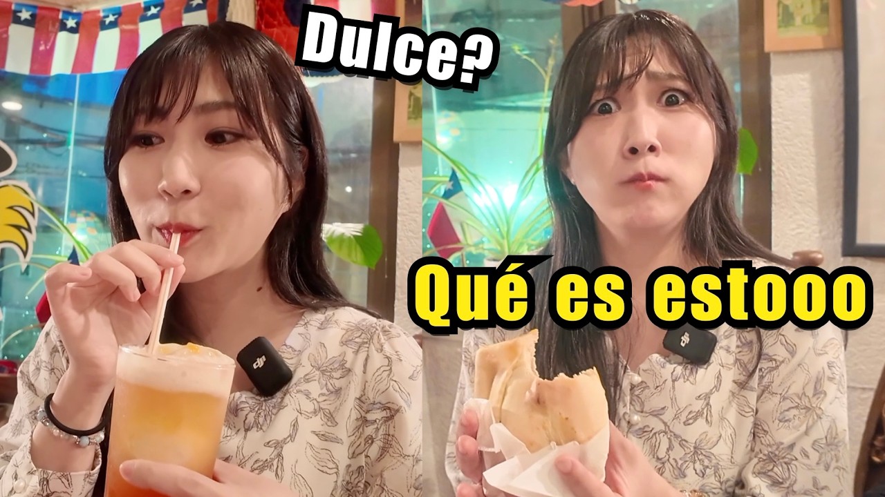 Japonesa e italiano prueban COMIDA CHILENA por primera vez en Kobe!