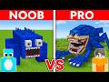 NOOB Vs PRO SHIN SONIC House Build Challenge In Minecraft