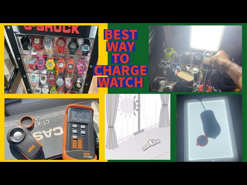 Best Way to Charge a Solar Watch - Most Effective Tools and how to charge multiple watches - GShock