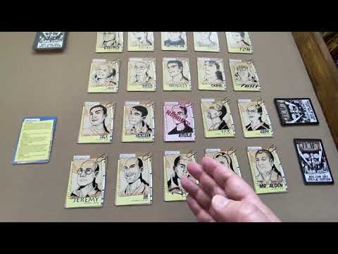 How To Setup and Play NOIR: Deductive Mystery Game ‐ BGG.CON 2013 Special Edition