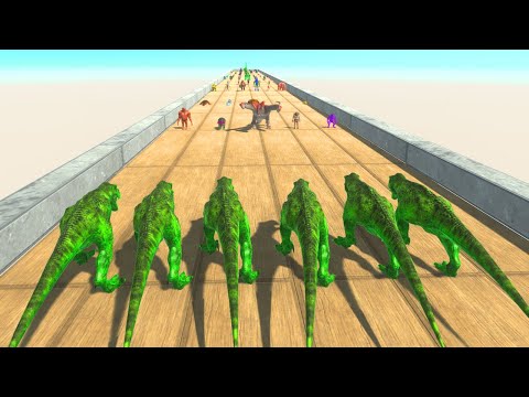 Tyrannosaurus T-Rex vs ALL Unit - Animal Revolt Battle Simulator