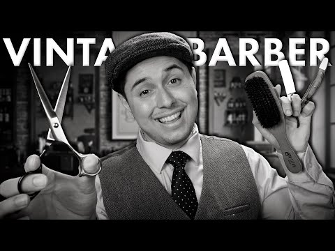 1950's VIP Full Service Vintage Barber | ASMR Roleplay