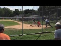 Elliot Mast 2017 MLB Draft Prospect Altoona AAABA Wood Bat Debut Ground Rule Double 367 Ft