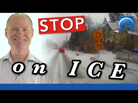 How to STOP Your Vehicle on ICE | Winter Driving Smart