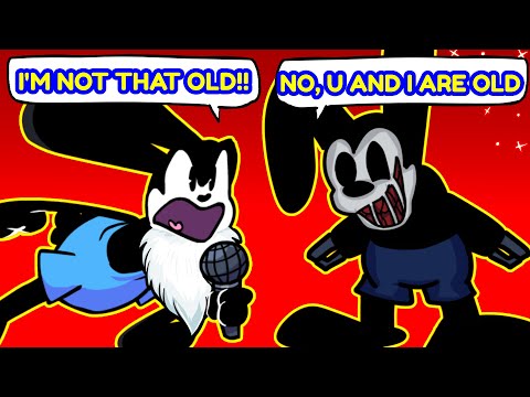Oswald VS Creepy Oswald "I'M NOT THAT OLD!!" (FNF Mod)