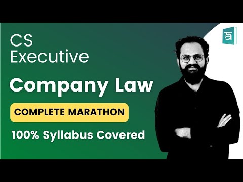 Company Law Marathon for CS Executive | CS Sai