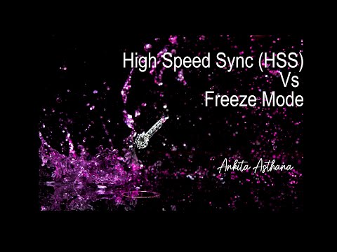 Using High Speed Sync(HSS) vs Freeze mode on profoto lights (short flash duration) | Ankita Asthana