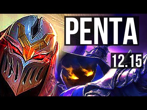 ZED vs VEIGAR (MID) | Penta, 15 solo kills, 26/3/6, 1000+ games, Legendary | EUW Master | 12.15