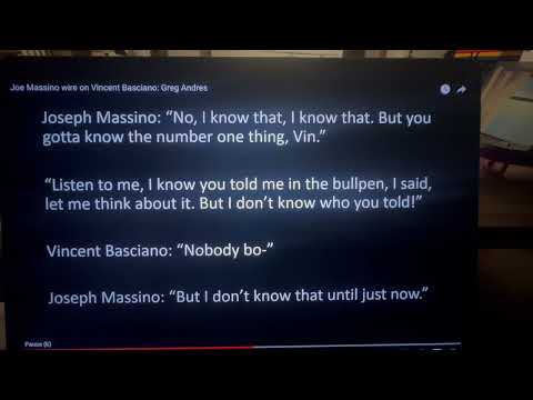 Bonanno Boss  Joe Massino Sets Up Bonanno Boss Vinny Basciano Today Live at 5pm