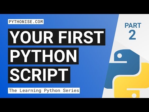 Creating And Running Python Files Learning Python Series Pt 2