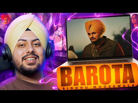Reaction on BAROTA (MUSIC VIDEO) SIDHU MOOSE WALA | THE KIDD