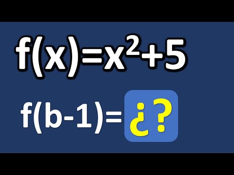 evaluar la función f(x)=x²+5