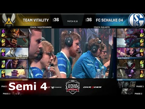 FC Schalke 04 vs Vitality | Game 4 Semi Finals S8 EU LCS Summer 2018 | S04 vs VIT G4