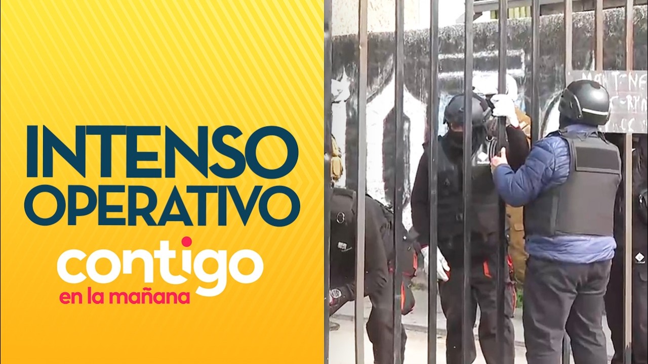 SECTOR DE BALACERAS: El operativo para retirar portón en pasaje de Pudahuel - Contigo en la Mañana