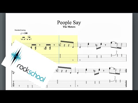 People Say Rockschool Grade 5 Guitar