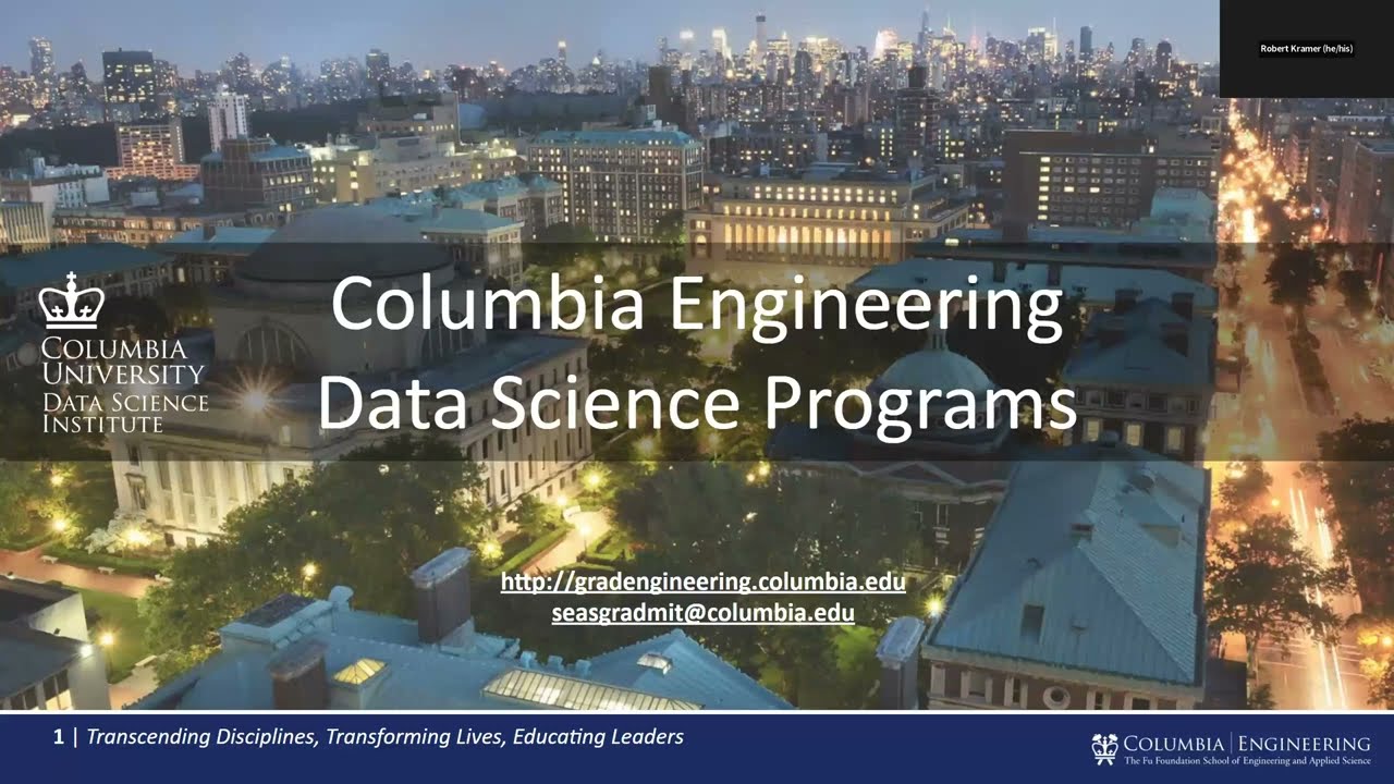 MS Data Science Program Information Session: November 2023