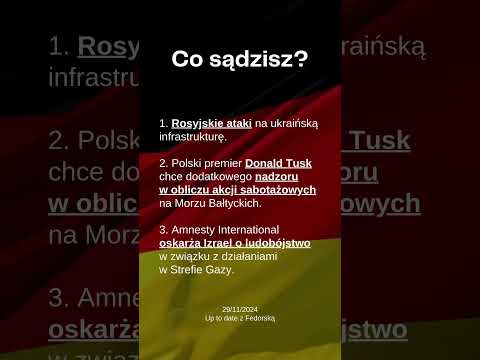 Up to date z Fedorską 29/11/2024