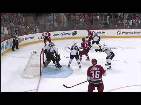 Johnson's Big Save Pens Hurricanes (12.04.11)