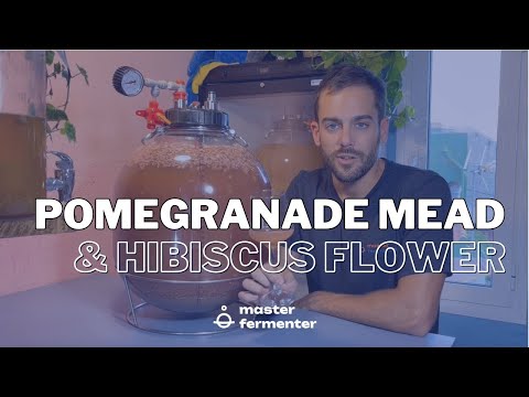 Pomegranate & Hibiscus Flower Mead 🌺🍷 Brewing Honey Wine