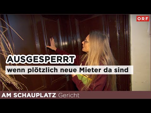 Ausgesperrt - wenn plötzlich neue Mieter in der eigenen Wohnung sind | Schauplatz Gericht 15.01.2025