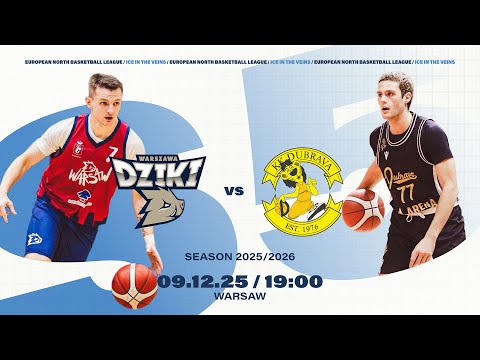 Dziki Warszawa v BC Dubrava | Dec 9, 2025, 7:00 PM | ENBLeague 2025/26