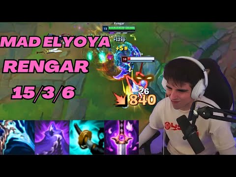 MAD ELYOYA PLAYS RENGAR VS FIDDLESTICK JUNGLE |EUW CHALLENGER PATCH 13.10| [Full Gameplay]