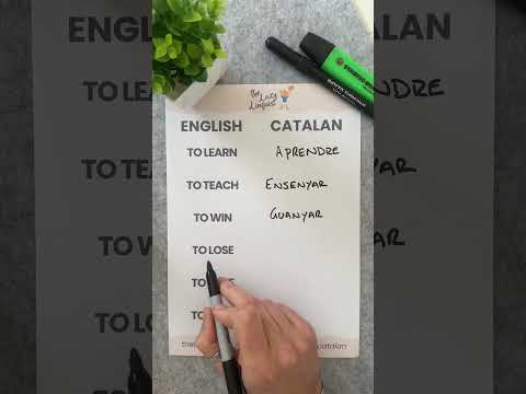 Stop Saying These Catalan Verbs Wrong! Learn, Teach, Love & Hate 🥂