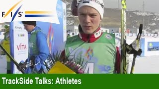 preview picture of video 'Interviews JWSC Almaty 2015, Ind. Gundersen 5 km'