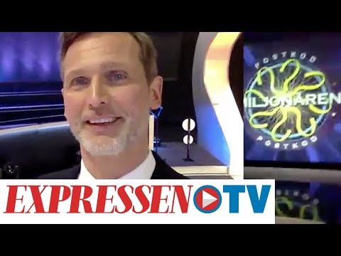 Rickard Sjöberg avslöjar sin hemlighet under inspelning av "Postkodmiljonären"