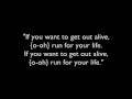 Three Days Grace - Get Out Alive (lyrics) 