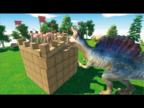 ARCHER TOWER VS DINOS, ICE AGE ANIMALS & ALIENS - ARBS - Animal Revolt Battle Simulator