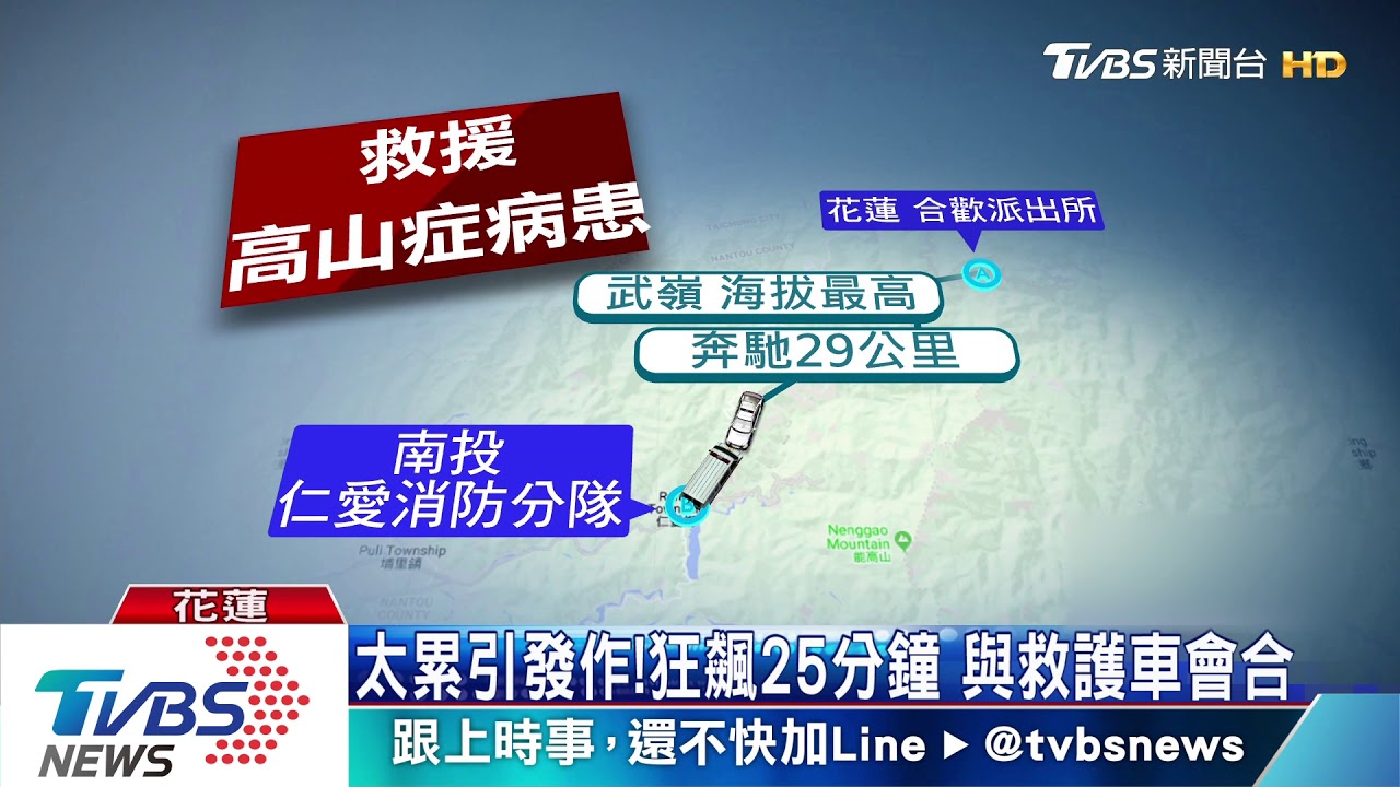 高山症突發作!車神員警 奔馳29K急救援