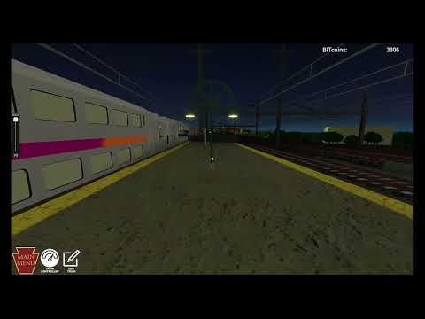 Keystone#665 Passes Rahway with 2 NJT's departing