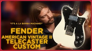 Video thumbnail for Worth The Wait! | Fender American Vintage II Telecaster Custom Review - Finally! by Alamo Music Center