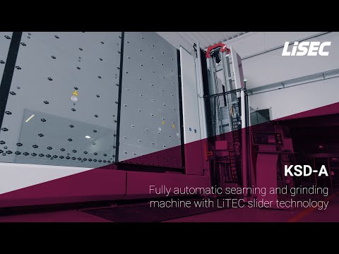 LiSEC KSD-A - Fully automatic seaming and grinding machine with LiTEC slider technology (English)