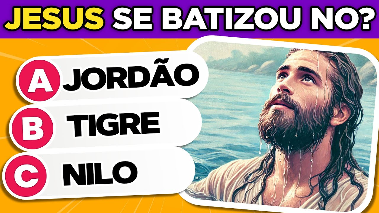 ✝️ 50 PERGUNTAS SOBRE JESUS CRISTO | Você sabe tudo sobre Ele?