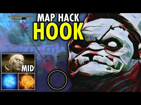 BLIND HOOK LIKE A HACKER!! Insane PUDGE MID VS QUAS EXORT INVOKER 7.27 PATCH | GENIUS PUDGE